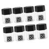 Alasum 10pcs Delicate Funny Gimmick Dice Unique Trick Props for Magician Prank Toy Accessory Creative Design for Enhanced Shows and Captivating Entertainment view 1