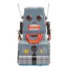 ANGGREK Clockwork Robot Wind Up Robot Toy Easy Tinplate Christmas view 3
