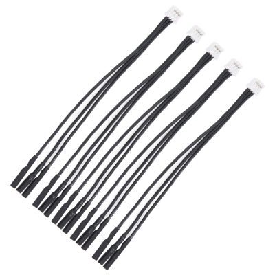 5pcs RC ESC Conversion Cable,1222/1410/1625/2204 Brushless ESC Conversion Cable 2.0mm Banana Plug to 3P Plug Conversion Cable
