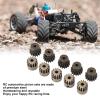 13T & 15T Steel Gear Set for HPI Losi Axial RC Car, 32P Pinion Gear Motor, Long Service Life with Screws, Smooth Rolling view 2