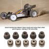 13T & 15T Steel Gear Set for HPI Losi Axial RC Car, 32P Pinion Gear Motor, Long Service Life with Screws, Smooth Rolling view 3