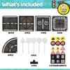 Playmags Magnetic Tiles Road Set - 50 Pcs STEM Educational Construction Toy Car Track, Building Blocks Magnet Toys for Toddlers, Safe for Ages 3+ view 3
