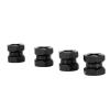 4pcs Black RC Hex Hub Extension Hex Drive A for 1/10 RC Car Compatible with AXIAL HSP I Hex Hub Spacers 12mm Wheels Imp Performance (Black) view 3