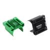 2pcs 180 Brus Electric Motor Heat Sink Aluminum Oy RC Car Truck Heat Sink for 4M 1/18 RC Car Truck Motor Heatsink Cooling Fins view 2