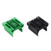 2pcs 180 Brus Electric Motor Heat Sink Aluminum Oy RC Car Truck Heat Sink for 4M 1/18 RC Car Truck Motor Heatsink Cooling Fins view 4