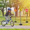 Attatoy Large Traffic Signs Playset (32pc Set), 42in Tall Street Sign and Traffic Light Set for Play with Ride-On Cars and Vehicles view 4