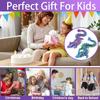 HEZUJ 3D Printed Dragon Dinosaur Egg,Articulated Crystal Dragon Fidget Toys,Prefilled Easter Basket Stuffers Eggs Filled for Boys Girls Christmas Valentines Day Gifts(Purple) view 4