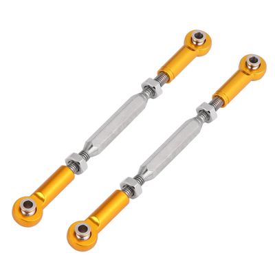 BCOATH 6pcs Rc Pull Rod Turnbuckle Rod Linkage Telescoping for Rc Car Steering Upgrade