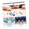 Hohopeti 50pcs Crystal Ball Marbles Decorative Balls for Aquarium Glass Marbles Toys Safe for Boys and Girls view 2