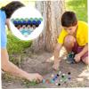 Hohopeti 50pcs Crystal Ball Marbles Decorative Balls for Aquarium Glass Marbles Toys Safe for Boys and Girls view 3