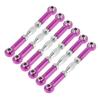 MUSISALY 6pcs Aluminum Turnbuckle Rod Linkages for Rc Buggy Turnbuckle Rod Linkage Bolts for Rc Car Upgrade Made of Metal Easy Install view 1