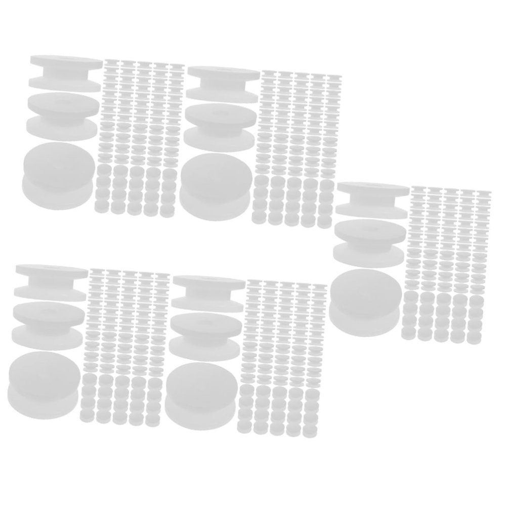 HOOTNEE 500pcs Plastic Belt Pulley Mini Gear for Model Toys Lightweight Material Compact for Easy Use