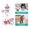 Garende Kids Cleaning Set Housework Pretend Toy Children Cleaning Tools for Ages 3+ Years Old, Pink, Style A view 3