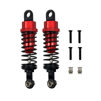 2 PCS Aluminum Shock Absorber Upgrade Parts for Wltoys A959 A969 A979 K929 & WPL C14 C24 & MN D90 D91 99S Rc Car Remote Control(Red)