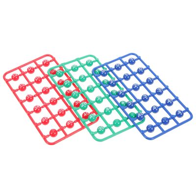 KONTONTY 49pcs Colored Lottery Balls for Raffle Games Mini Bingo Game Props Lightweight and Portable Sphere Balls for Parties and Events