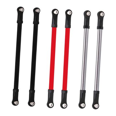 WESIEVYA Alloy Pull Rod 1/10 Rc Car Spare Part 313mm Wheelbase Steering Tie Rod End Crawler Model