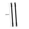 WESIEVYA Alloy Pull Rod 1/10 Rc Car Spare Part 313mm Wheelbase Steering Tie Rod End Crawler Model view 4