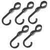 BUTIFULSIC 5pcs Multipurpose Rotating Hooks for Stroller Double Hooks for Grocery Bags and Diaper Bags Versatile Home Hanging Buckles for Easy Access and Organization view 1