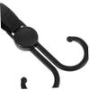 BUTIFULSIC 5pcs Multipurpose Rotating Hooks for Stroller Double Hooks for Grocery Bags and Diaper Bags Versatile Home Hanging Buckles for Easy Access and Organization view 3