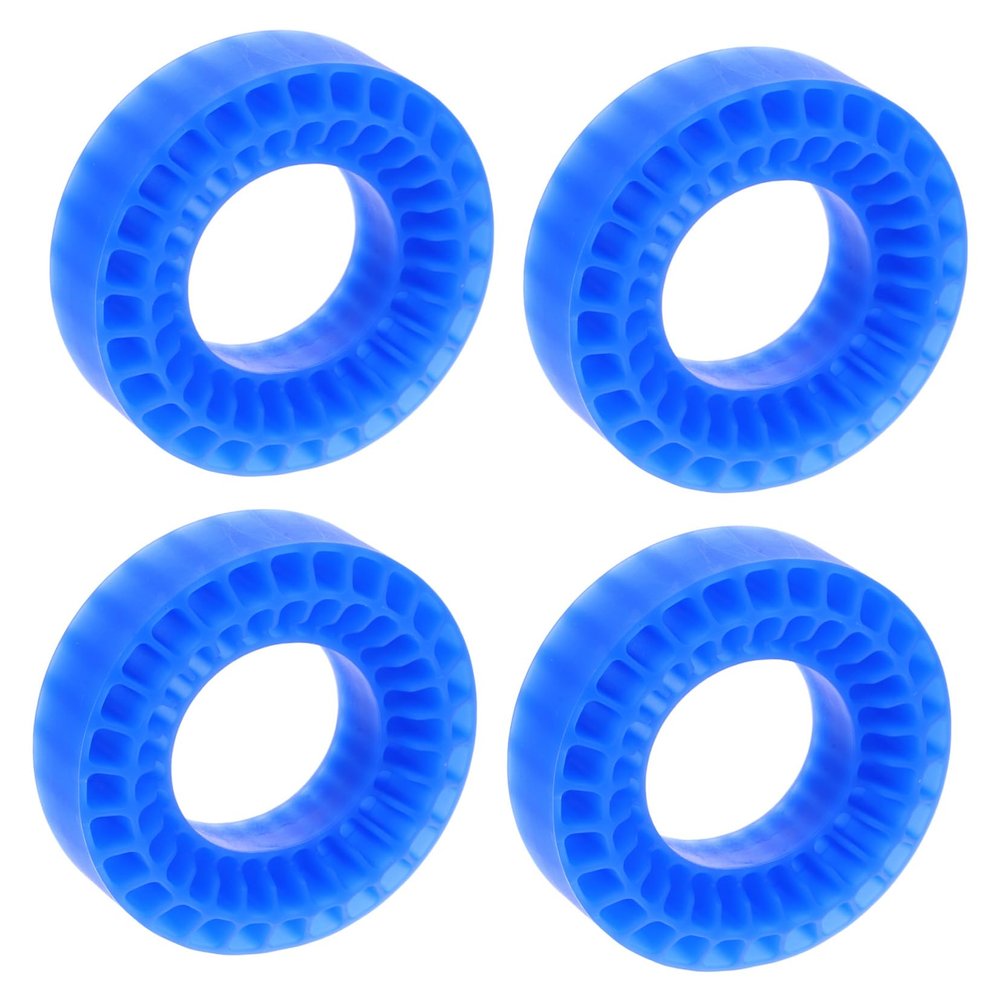 TOYANDONA 4pcs Silicone Rubber Tire Inserts for Rc Crawlers Foam Compatible with Easy Installation for Rough