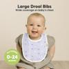 8-Pack Organic Baby Bibs for Boys, Girls - Soft Cotton Drooling and Teething Bibs for Baby Girl & Boy, Extra Absorbent, Easy to Clean & Put On for Toddler, Newborn, Infant 0-24 Months (Dreamers) view 2