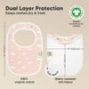 8-Pack Organic Baby Bibs for Boys, Girls - Soft Cotton Drooling and Teething Bibs for Baby Girl & Boy, Extra Absorbent, Easy to Clean & Put On for Toddler, Newborn, Infant 0-24 Months (Dreamers) view 3