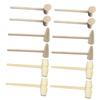 TOYANDONA 15pcs Mini Wooden Hammers for Boys and Girls Safe Polished Mallets for Play Cake Decorating Thick High Density for Hand Training Creative Play view 1