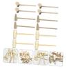 TOYANDONA 15pcs Mini Wooden Hammers for Boys and Girls Safe Polished Mallets for Play Cake Decorating Thick High Density for Hand Training Creative Play view 3