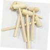 TOYANDONA 15pcs Mini Wooden Hammers for Boys and Girls Safe Polished Mallets for Play Cake Decorating Thick High Density for Hand Training Creative Play view 4
