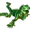 3D Printed Common Green Iguana Model Gift for Joints Can Move Freely Lizard Flexible Joint Animal Lacertid Figurines Stress Relief 3D Print Chameleon Home Tabletop Ornaments Animal Lacertid Figurines view 1