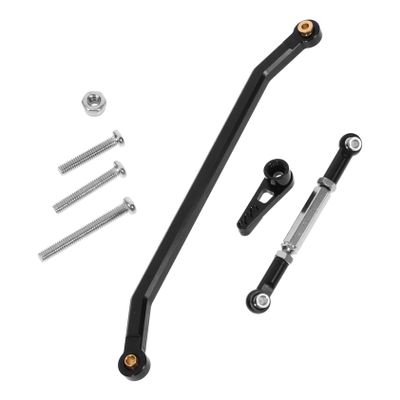 BCOATH Rc Car Steering Rod Set Metal for Remote Control Car Upgrading Easy Installation Parts for Models