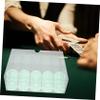 Parliky Acrylic Poker Chips Storage Box Organizer Bin for Poker Chips Portable Organizer Case view 3