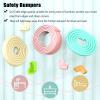 Qingzhi Furniture Edge Protector for Baby, Soft Foam Kids Proofing Padding Self Adhesive Edging Bumper Guard 6 13 16 Ft Long Cutable Corner Covering Strips Thick 8mm(F 80mm Width,5m/16.4 ft Length) view 2