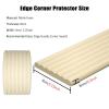 Qingzhi Furniture Edge Protector for Baby, Soft Foam Kids Proofing Padding Self Adhesive Edging Bumper Guard 6 13 16 Ft Long Cutable Corner Covering Strips Thick 8mm(F 80mm Width,5m/16.4 ft Length) view 3