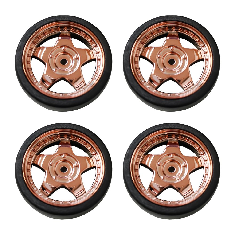 4PCS 1/18 Drift Car Tires, Replacement Tires for LDRC Drift Car LD1804 Drifting Car (LDRC-T-RG-1)