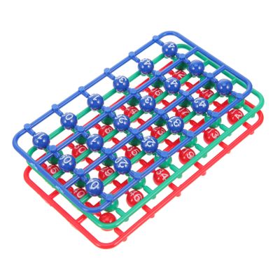 CORHAD 49pcs Hollow Raffle Balls Numbers Bingo Party Decorations Lottery Balls Sphere Game Easy to Use for Party Games