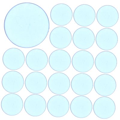 Alasum 100pcs Clear Bingo Chips Semi-Transparent Counting Discs for Game Night Classroom Poker Math Learning for Bingo Card Games Counters