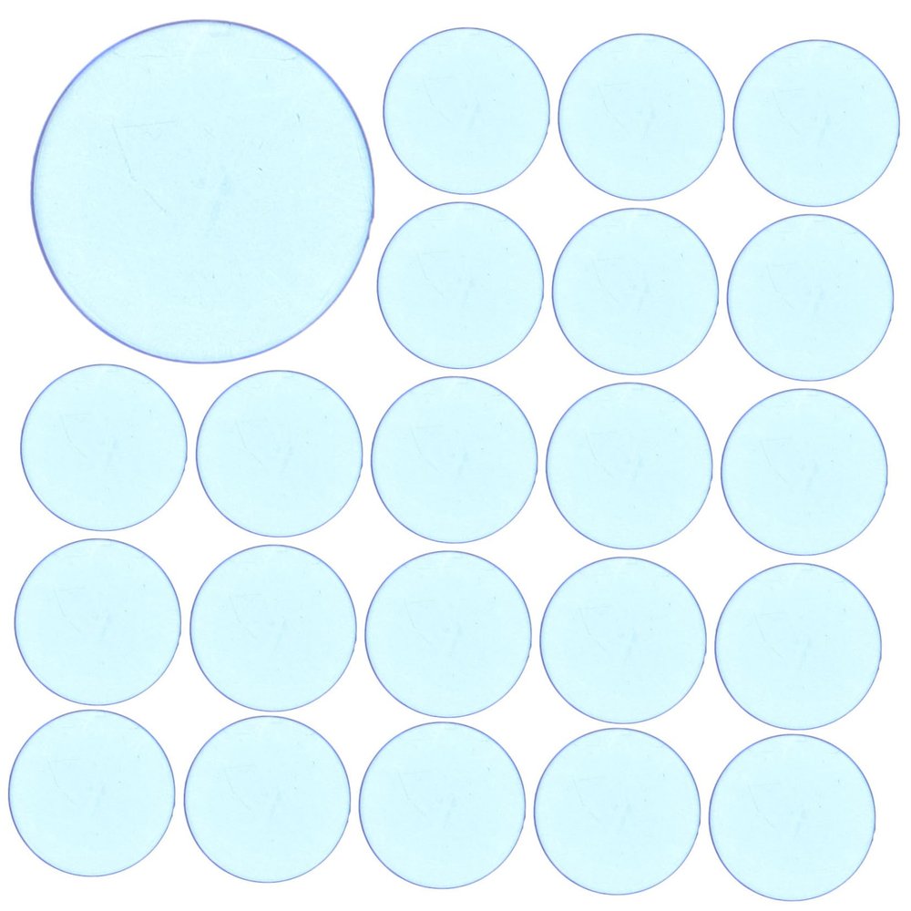 Alasum 100pcs Clear Bingo Chips Semi-Transparent Counting Discs for Game Night Classroom Poker Math Learning for Bingo Card Games Counters