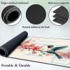 for MTG Game Playmat, for Magic TCG Rubber Play mat,Tabletop Card Playmats with Smooth Surface,Trading Card Inked Game Mat with White Zones,Battle Game,Battle Game,Sakura Hummingbird view 4