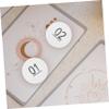 Parliky 50pcs Reusable Game Balls for Party Games Lottery Draws and Raffle Activities Easy to Grasp White with Numbers view 3