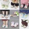 niannyyhouse 15cm 17cm Doll 1/6 BJD Shoes Length 4.3cm Doll Accessories Dressup (Pink+Gray) view 3