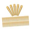 Alasum 50pcs Metal Board Pegs Game for Travel Parties Sturdy Accessories Replacement Pegs for Games Golden Finish view 1