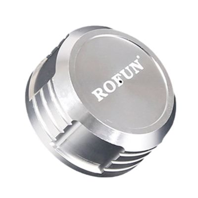 FLMLF CNC Metal Fuel Tank Cap Fit for 1/5 HPI ROFUN BAHA King Motor ROVAN BAJA 5B 5T 5SC Rc Car Parts (Silver)