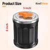 Rock Tumbler Barrel Extral Large Capacity 3.5 Lbs 5 x 6 inch, Rubber Material, with Durable Leak-proof Lid view 3