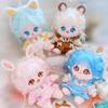 niannyyhouse 10cm-15cm 20cm Plush Clothes Overalls Doll Dressup (White, 20cm) view 3