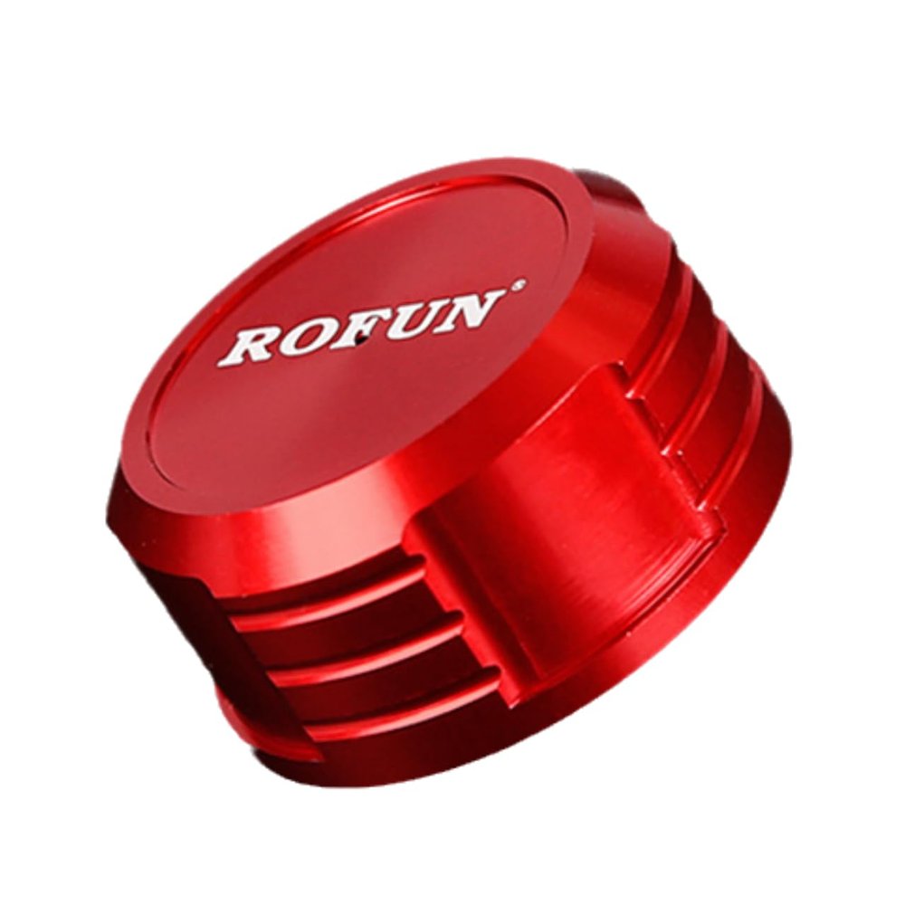 FLMLF CNC Metal Fuel Tank Cap Fit for 1/5 Losi 5ive T Rofun Rovan LT King Motor X2 DDT FID Truck Rc Car Parts (Red)