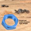 4 Pcs 24mm Wheel Hex Hub Nut Aluminum Alloy High Strength 24mm RC Wheel Nuts for 1/5 Outcast Kraton 8sDark Blue view 3