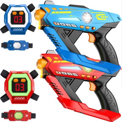 CheerCrew Tag Guns Set of 2 Rechargeable Tag with Infrared Technology for Indoor & Outdoor Play  Fun Birthday Gift for Boys & Girls Ages 8 9 10 11 12+ Years Old Valentines Day Gifts