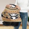 Belidome Aztec Panda Breastfeeding Scarf Cover for Girls Boys Baby Stretch Comfy Canopy Nursing Cover Soft view 4