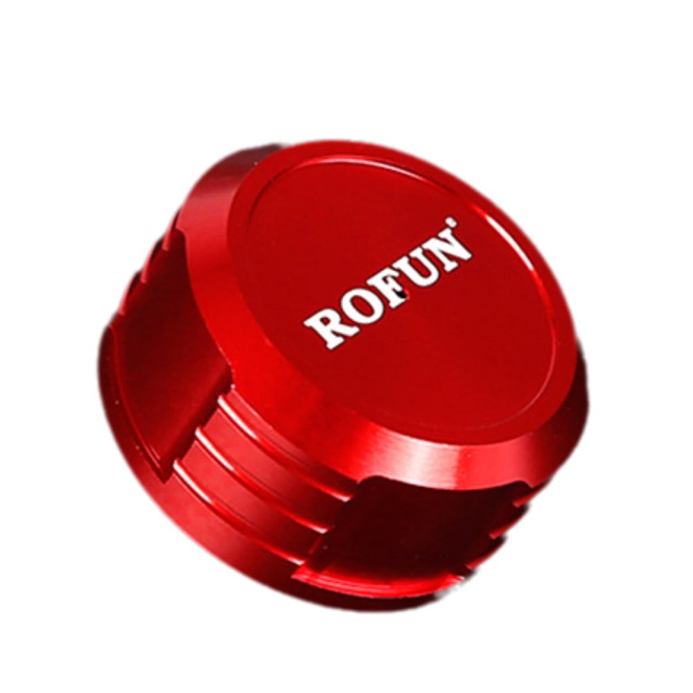 FLMLF CNC Metal Fuel Tank Cap Fit for 1/5 HPI ROFUN BAHA King Motor ROVAN BAJA 5B 5T 5SC Rc Car Parts (Red)